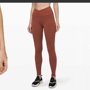 Lululemon Always On High Rise Tight 28 Sky Wash Print